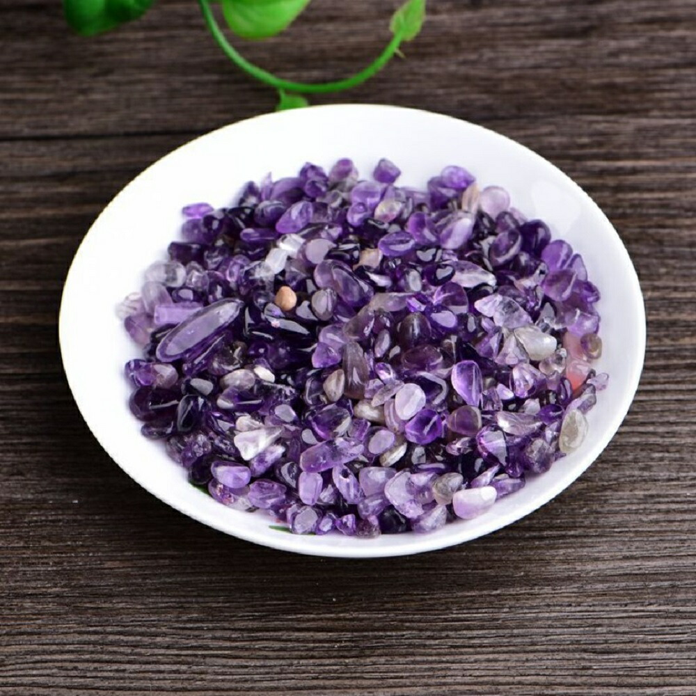 数珠用アメジストさざれ石 天然石パワーストーン開運祈願　パワーストーン アクセサリー 