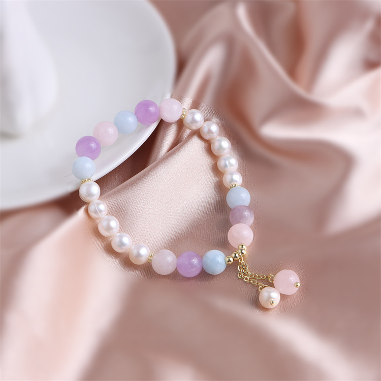淡水真珠と天然石の開運 パワーストーンブレスレット　パワーストーンアクセサリー