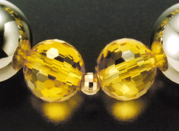 パワーストーン アクセサリー パチンコ必勝祈願黄水晶ブレスレット財運金運