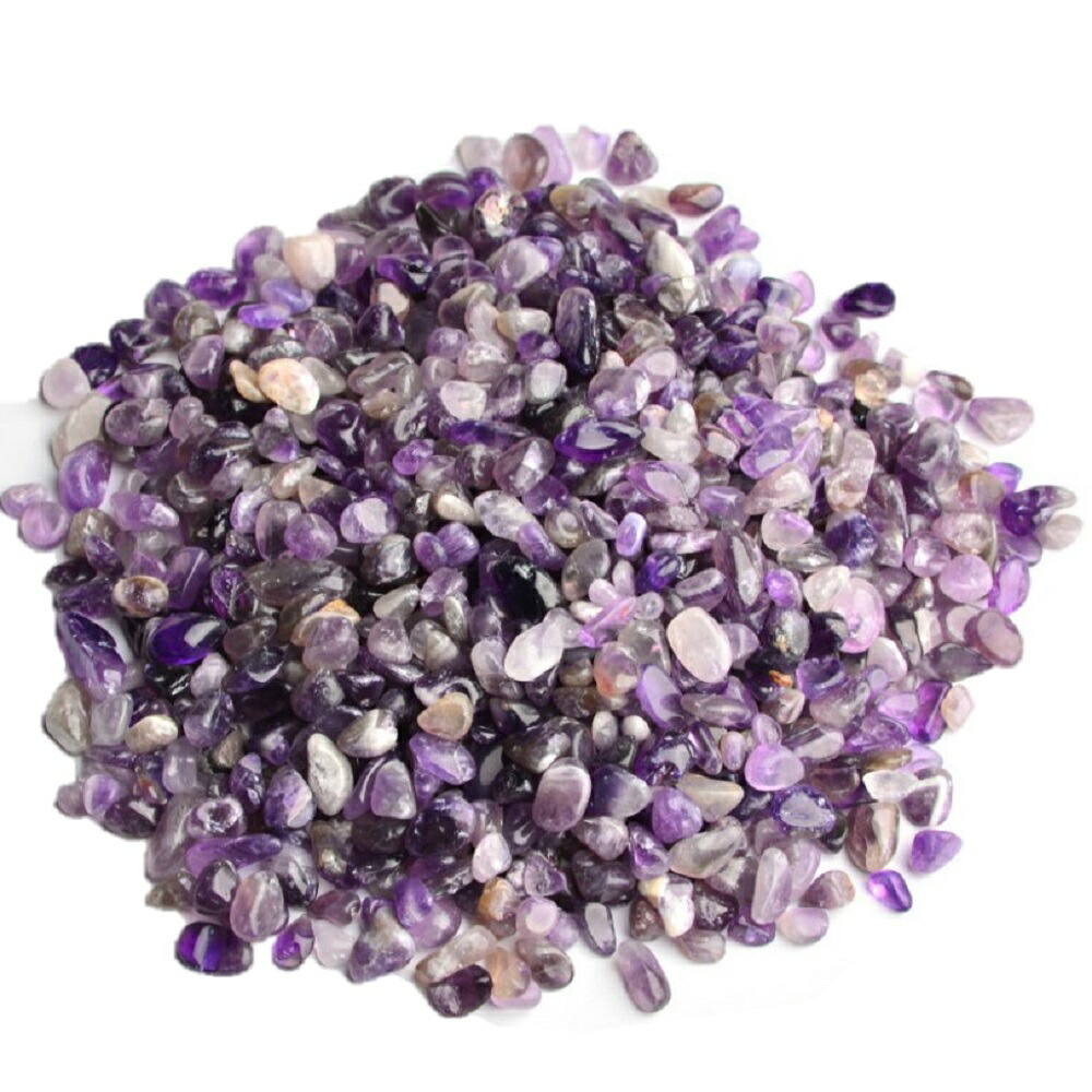 数珠用アメジストさざれ石 天然石パワーストーン開運祈願　パワーストーン アクセサリー 