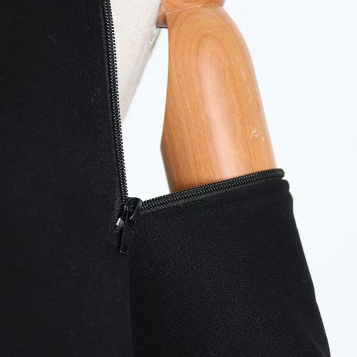 ストリートファッションパーカー 肩開きデザイン裏毛プルオーバーパーカー