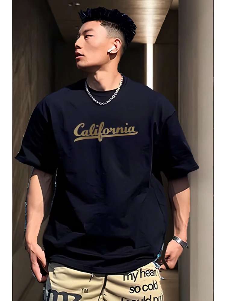 ストリートファッション  カリフォルニア フィッシング Tシャツ