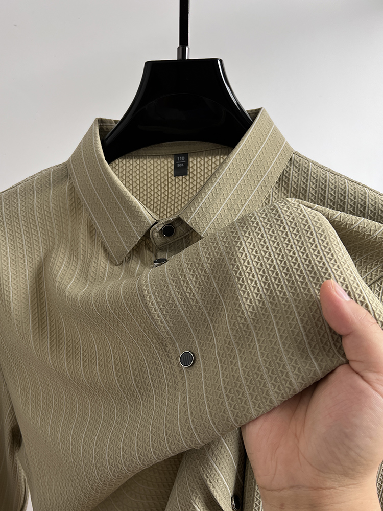 COOTIE PRODUCTIONS - Stripe Broad L/S Shirt (SAXE