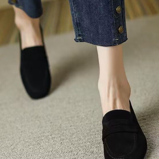 スエード靴 上質なスエード素材の快適履き心地ローファー