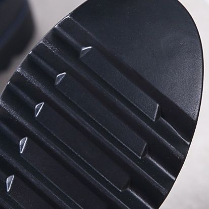 スエード靴 厚底プラットフォーム本革スエード靴スリッポン