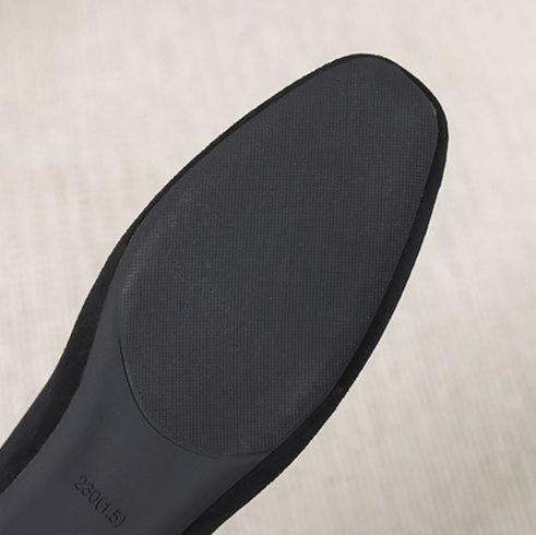 スエード靴 上品なステッチ装飾付き本革スエードローファー