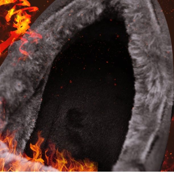 スエード靴 裏ボア仕様の厚底スエード靴スニーカー