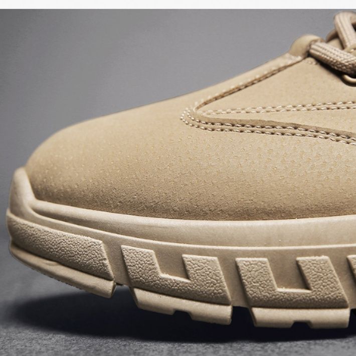 スエード靴 本革スエード靴ハイカットミリタリースニーカー