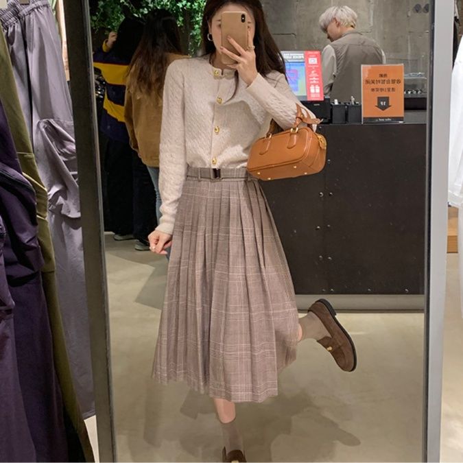 スエード靴 金具付きビットローファー