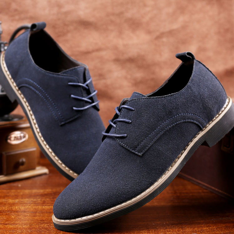 スエード靴　紳士用 ビジネスシューズ 軽量本革