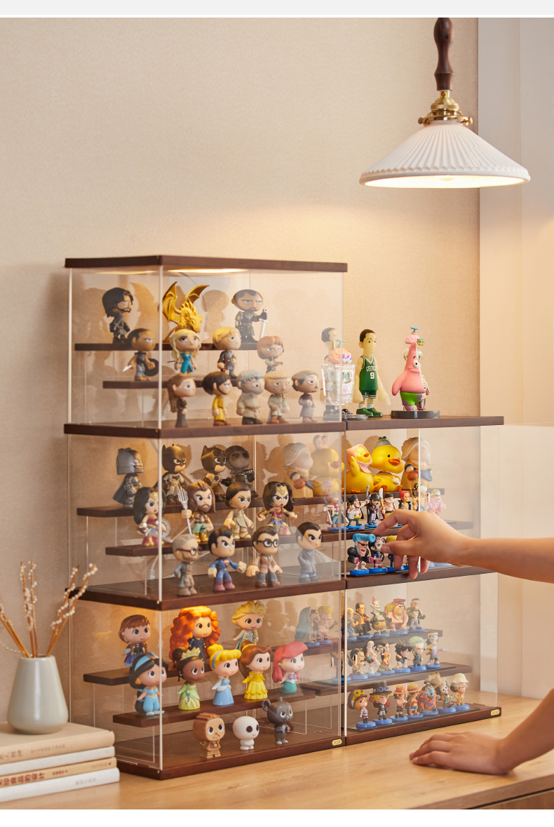 グッズ収納 多段フィギュア透明ショーケース