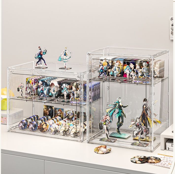 グッズ収納 クリア三段アクスタコレクションケース