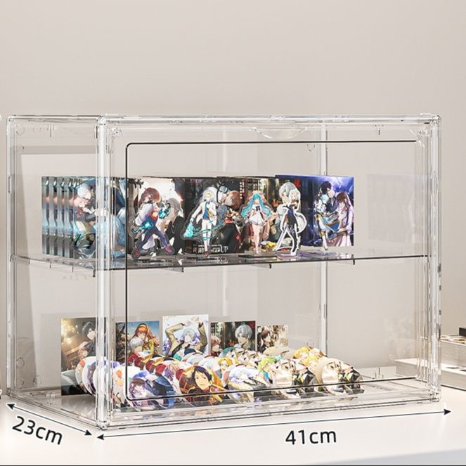 グッズ収納 クリア三段アクスタコレクションケース