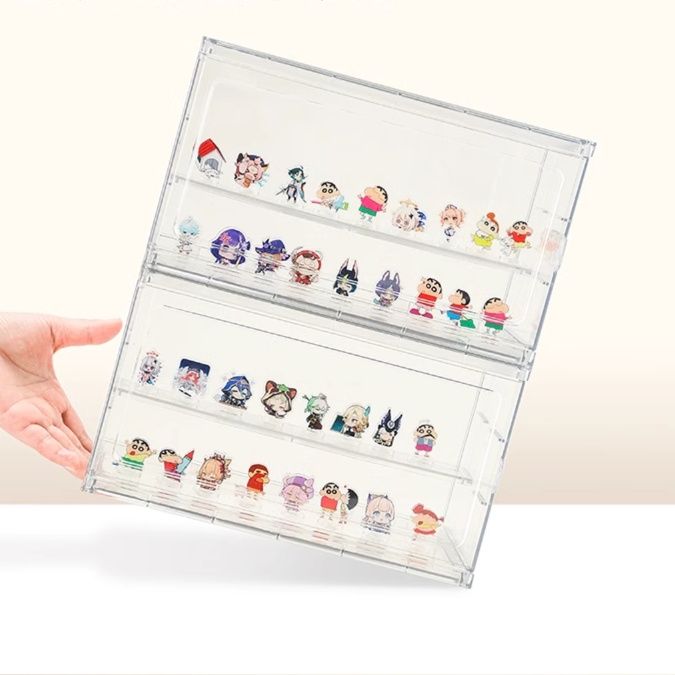 グッズ収納 透明多段アクスタ収納ケース