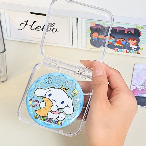 グッズ収納 透明保護ケース付き缶バッジ整理ボックス