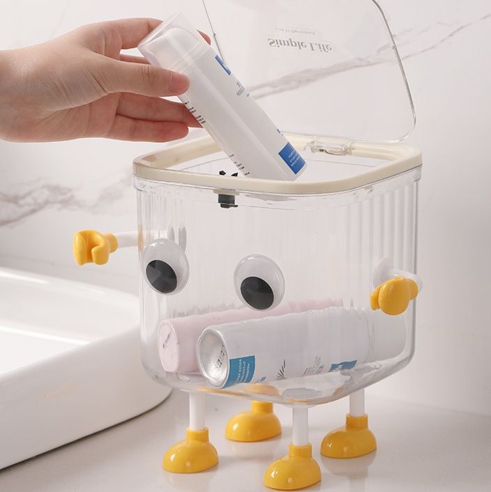 グッズ収納 ロボットくん透明小物入れ