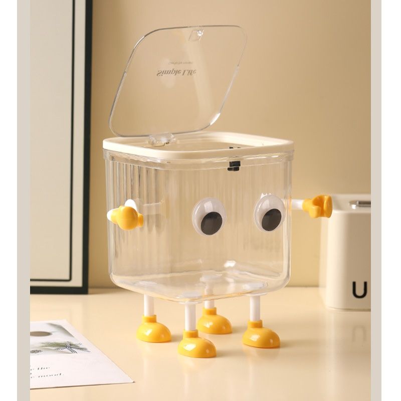 グッズ収納 ロボットくん透明小物入れ