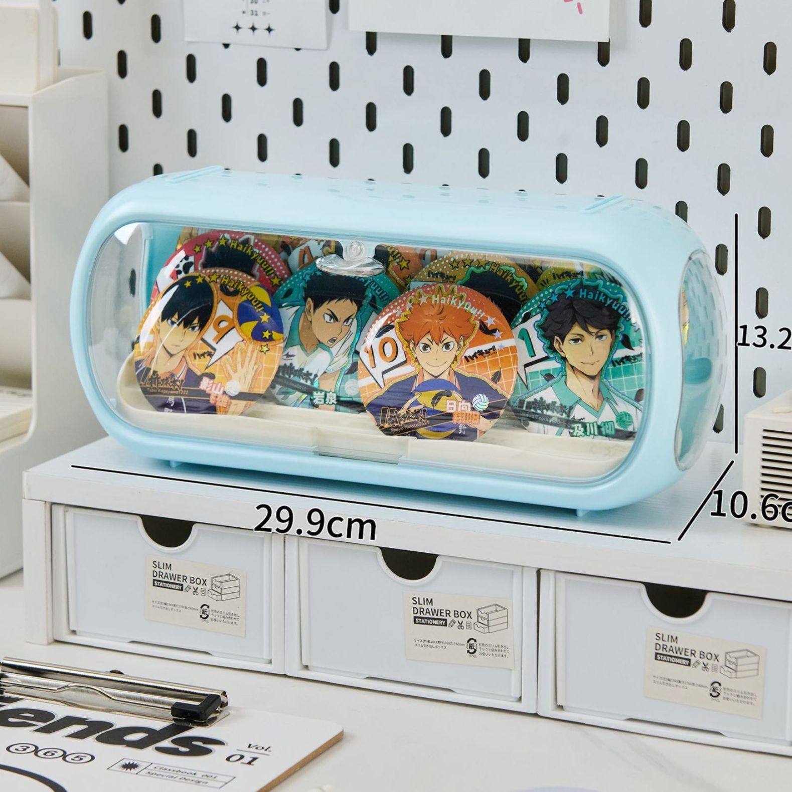 グッズ収納 透明ショーケース風フィギュア収納箱