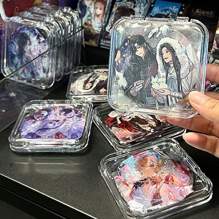 グッズ収納 透明クリア缶バッジコレクションケース
