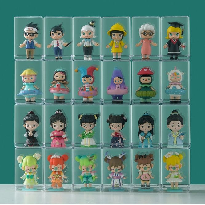 グッズ収納 透明ミニフィギュア整理棚