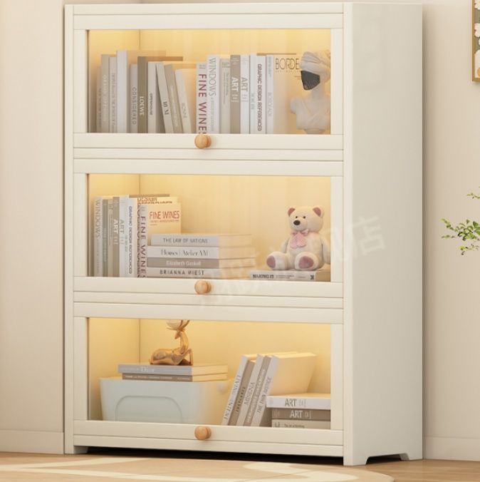 グッズ収納 積み重ね式ガラス扉コレクションケース