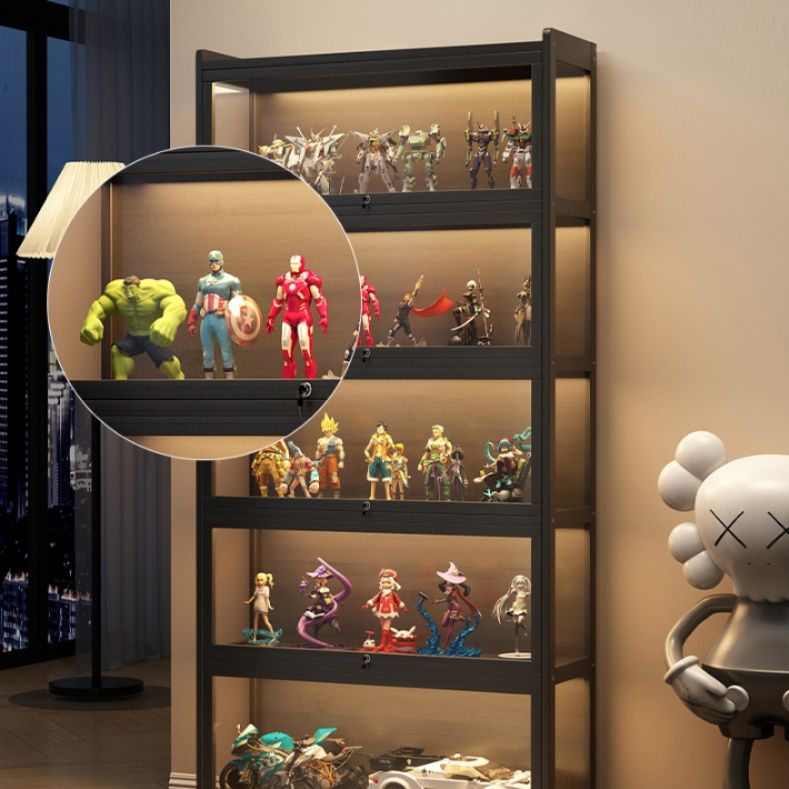 グッズ収納 多層式フィギュア展示収納棚