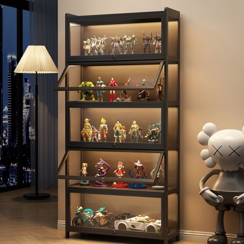 グッズ収納 多層式フィギュア展示収納棚