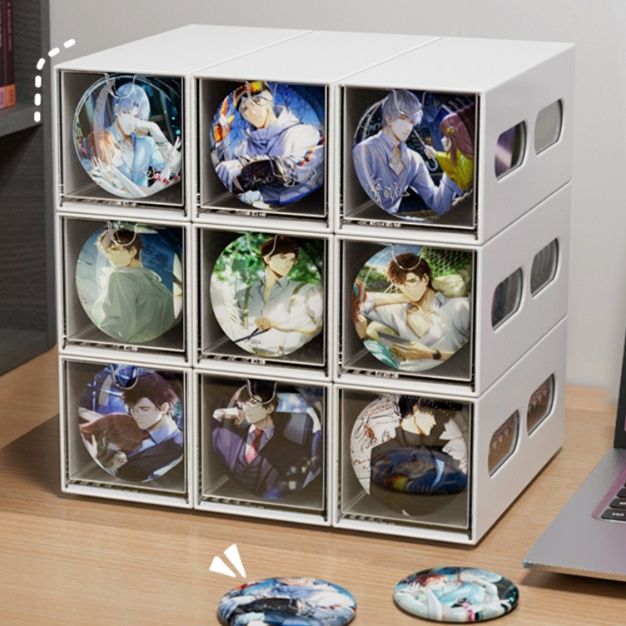 グッズ収納 キューブ型ディスク収納ボックス