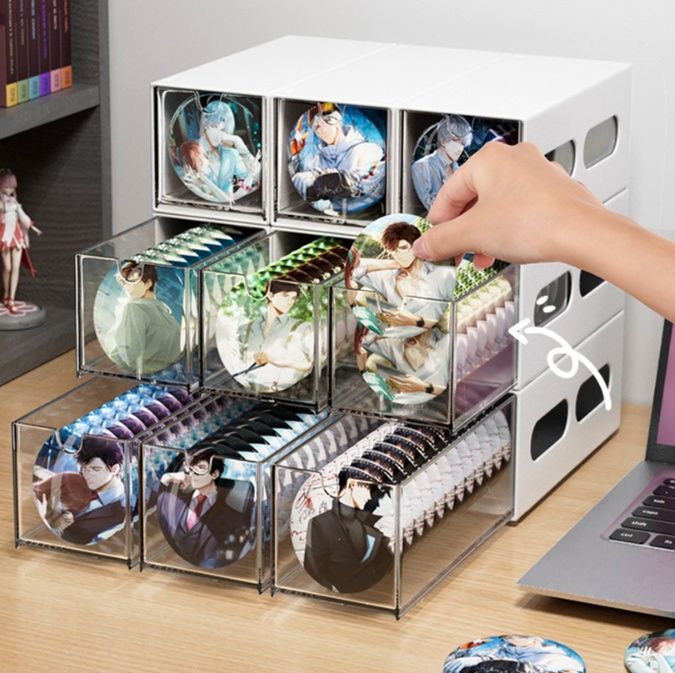 グッズ収納 キューブ型ディスク収納ボックス
