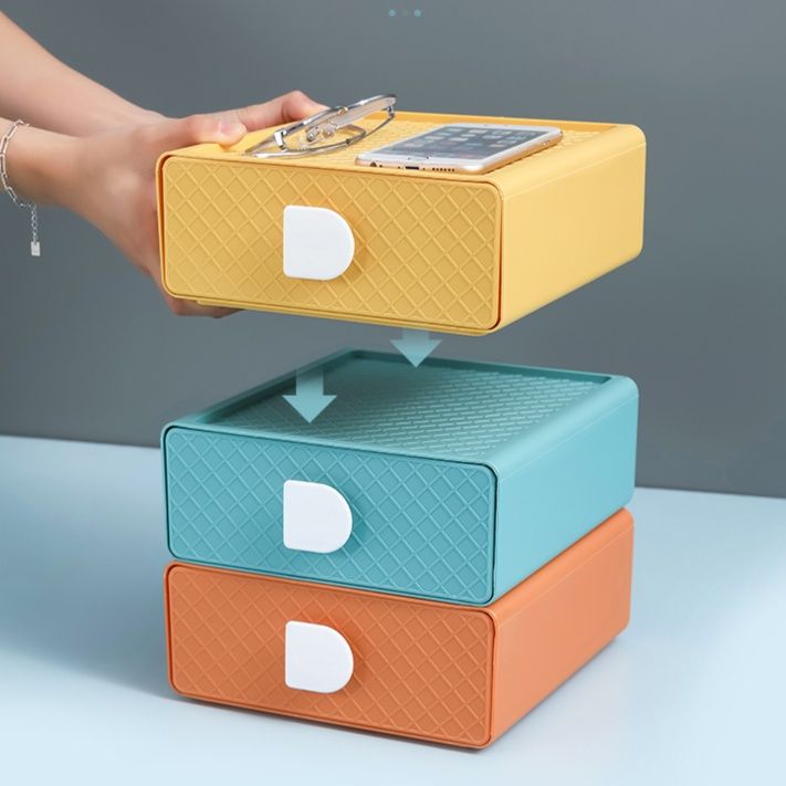 グッズ収納 積み重ね式コスメ収納ボックス