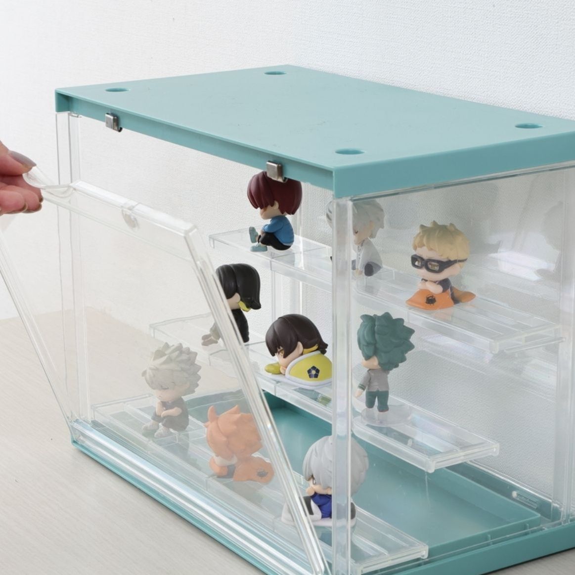 グッズ収納 ディスプレイケース ひな段式ディスプレイケース ひな みんと色
