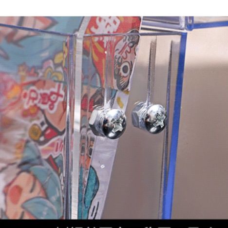グッズ収納 透明三段階層式推し活収納展示台