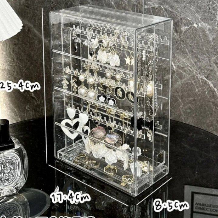 グッズ収納 透明アクリル多段式キーホルダー展示ケース