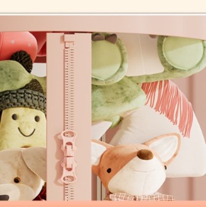 グッズ収納 透明円筒型ぬいぐるみタワー収納ケース