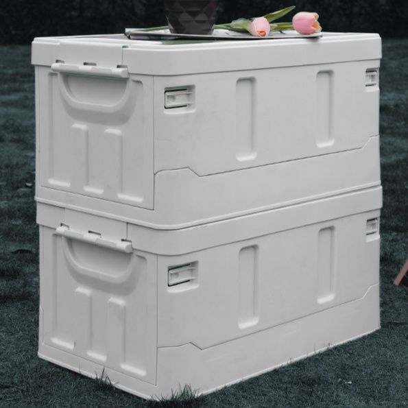 グッズ収納 折りたたみ式大容量収納ボックス二段重ね