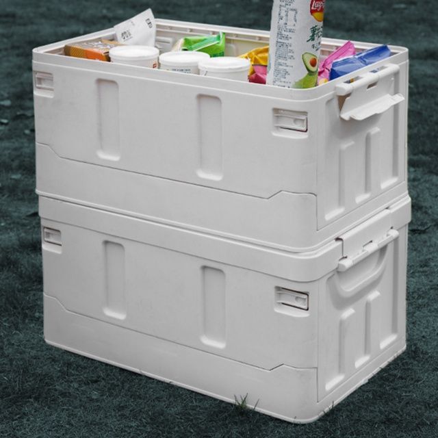 グッズ収納 折りたたみ式大容量収納ボックス二段重ね