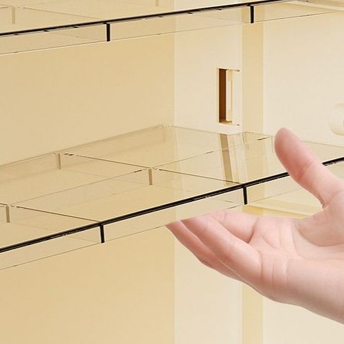 グッズ収納 壁掛け式缶詰章飾り多段収納棚