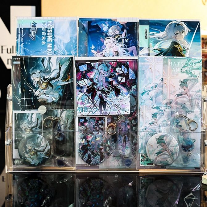 グッズ収納 透明多段式缶徽章収納飾り棚