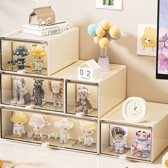 グッズ収納 推しフィギュア見せる引き出し式収納箱
