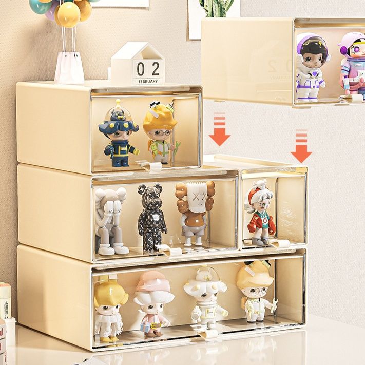 グッズ収納 推しフィギュア見せる引き出し式収納箱