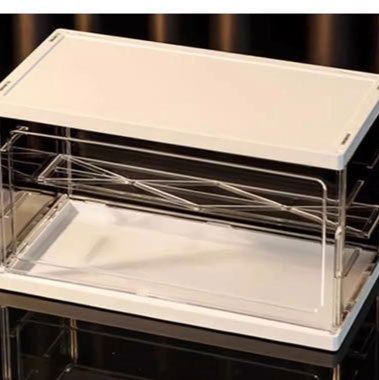 グッズ収納 透明多段式人形飾り棚収納ケース