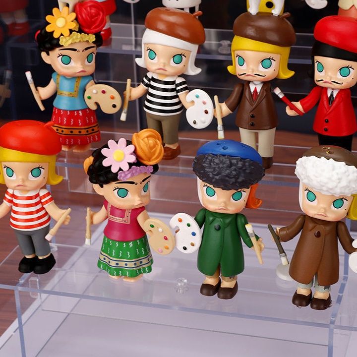 グッズ収納 透明アクリル製階段型多段式フィギュア展示ケース