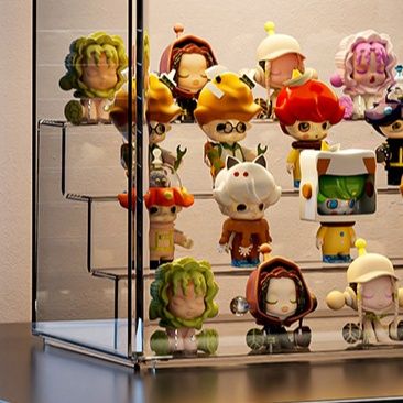 グッズ収納 透明アクリル製多段式観覧型フィギュア収納ケース