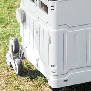 グッズ収納 折り畳み式多機能キャリーワゴン収納箱