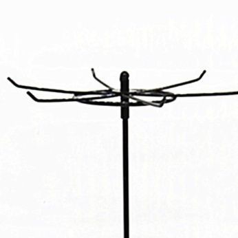 グッズ収納 回転式多段フック付き卓上　キーホルダー収納