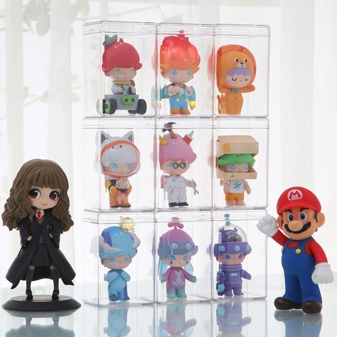 グッズ収納 組み合わせ自由透明フィギュア収納ボックス