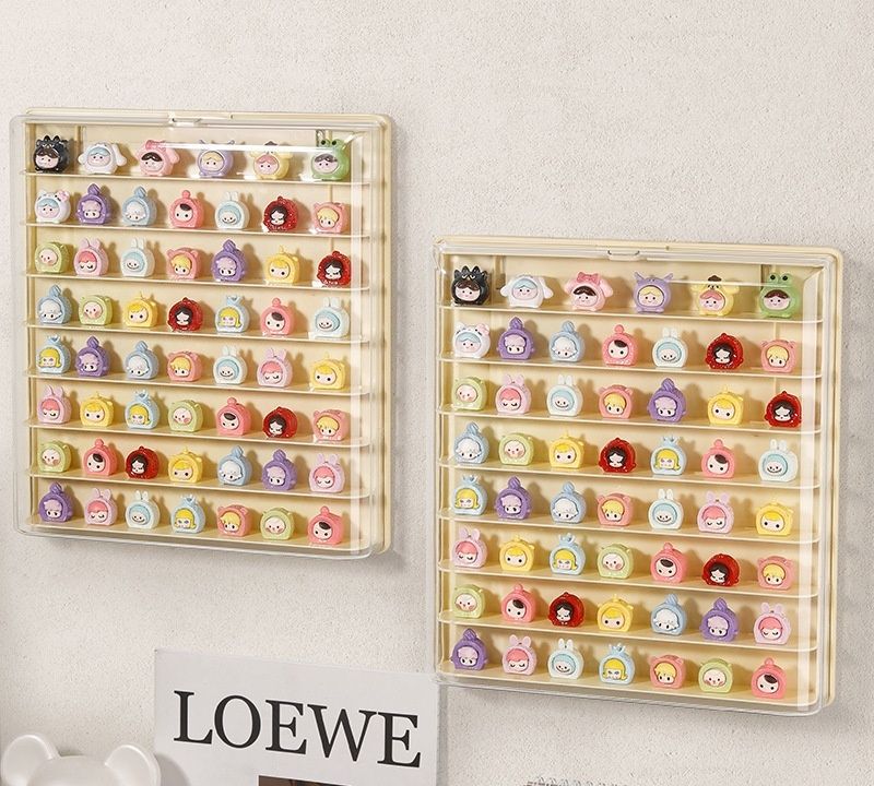 グッズ収納 壁掛け式フィギュア用多段飾り棚ラック