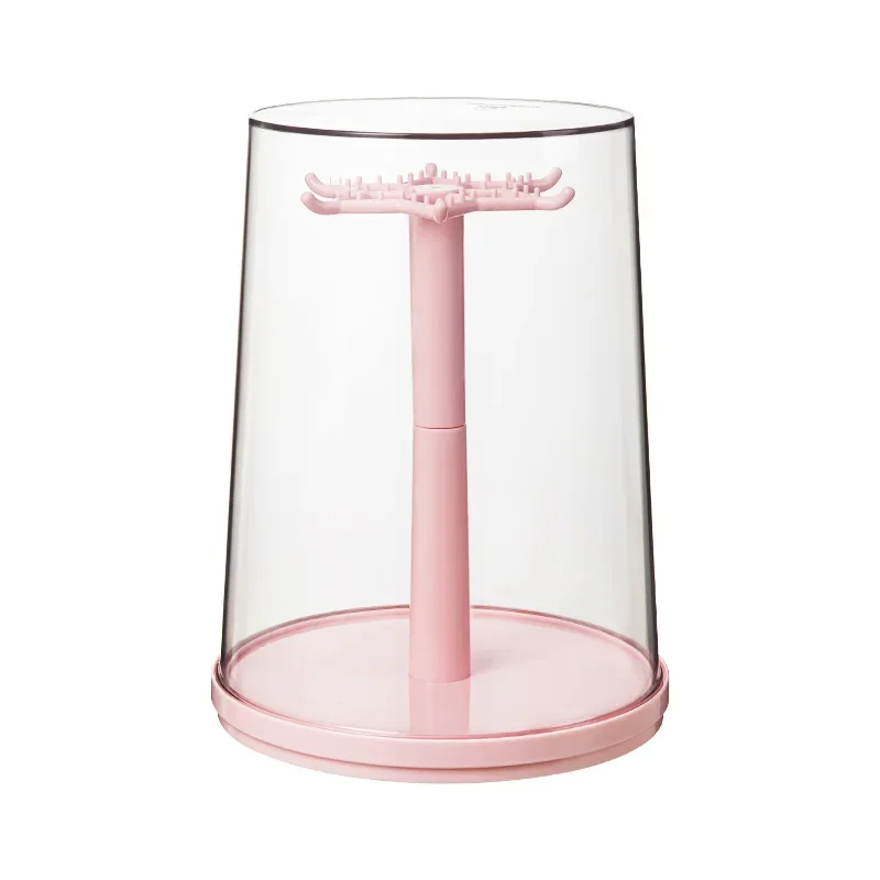 グッズ収納 透明円筒型ぬいぐるみキーホルダー飾り台