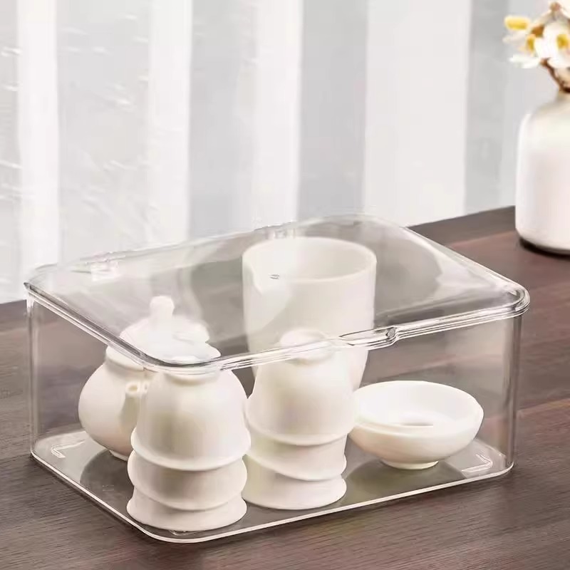 グッズ収納 透明茶器保管ケース