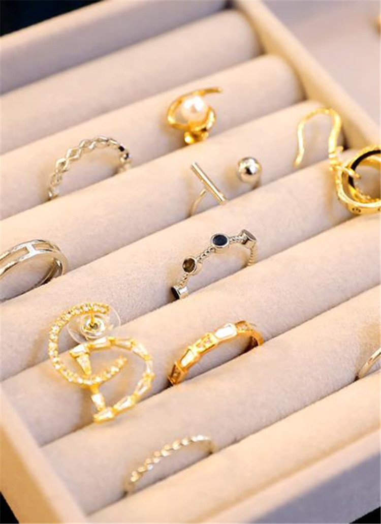 グッズ収納 アクセサリー大容量収納ディスプレイケース引き出し付き小物整理